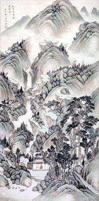 山水立轴