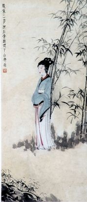 人物立轴