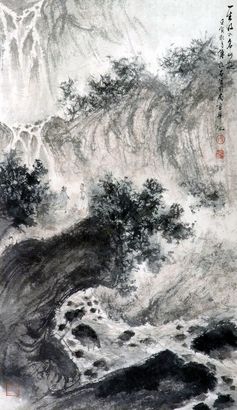 山水立轴