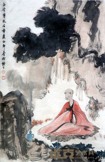 人物立轴 75×49