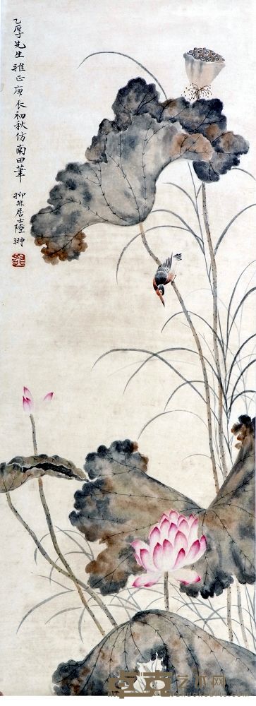 花卉镜片 91×33