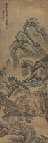 吴历 1686年作 松壑幽居图 立轴