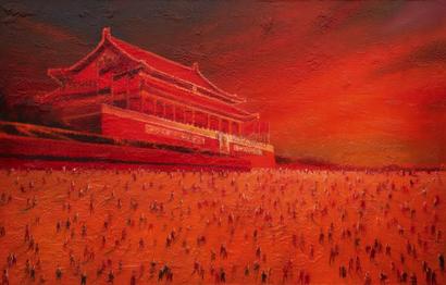 尹朝阳  2007年作 东方红