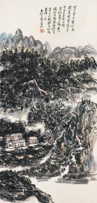 黄宾虹 1951年作 山水 立轴