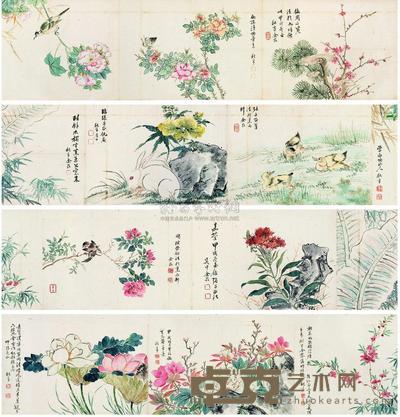 余崧 杂画 手卷 484×31cm