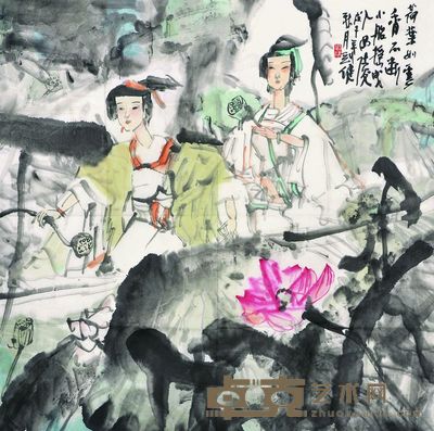 刘健 人物 单片 68×68.5cm
