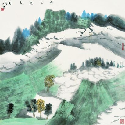 何加林 山水 单片