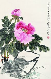 徐家昌 花卉 立轴