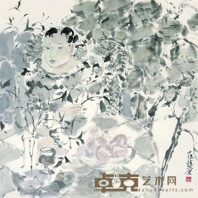 崔见 人物 单片 69×69cm