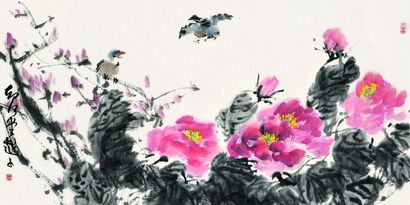 陆越子 牡丹 镜片