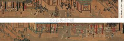仇英 汉宫春晓 手卷 30×411.5cm