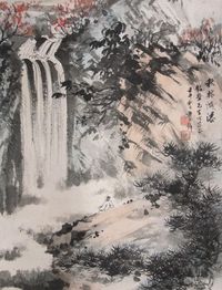 黄君璧山水立轴