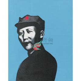 李山（油） 2005年作 胭脂系列：毛泽东