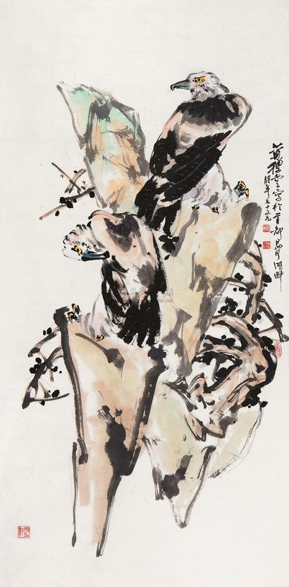 黄稷堂 双鹰