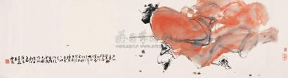 王西京 壬申（1992年）作 钟馗像 镜心