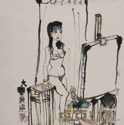 朱新建 美人图 66×66