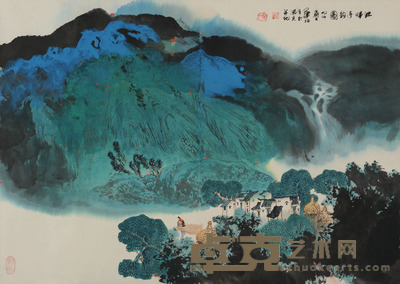 华拓 江畔清韵图 59×84