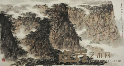 傅瑜明 华岳雄姿 97×179