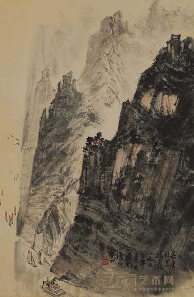 亚明 峡江行 67×44