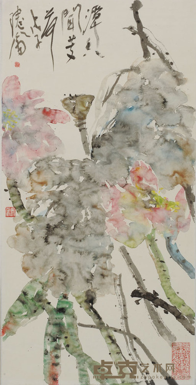 吴冠南 花卉 66×33