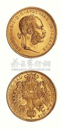 1915年奥匈帝国金币一枚