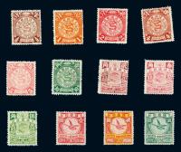 1898年伦敦版蟠龙邮票全套新12枚