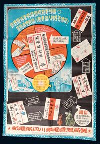 1952年四川邮电管理局“信封书写纠错”宣传画1幅