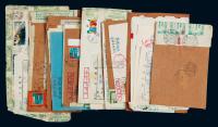 80年代贴新疆少见汉文邮局代封纸实封30件