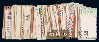 80年代贴新疆不同邮局代封纸实封200件 