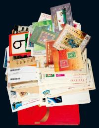 新中国邮资封、片及卡、折、纪念封、纪念章等邮品1批