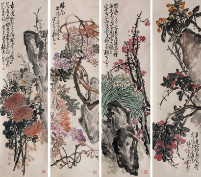 赵云壑 花卉