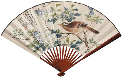 陆抑非 花鸟