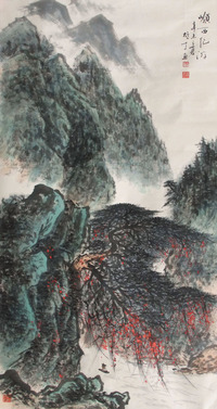 黎雄才 山水