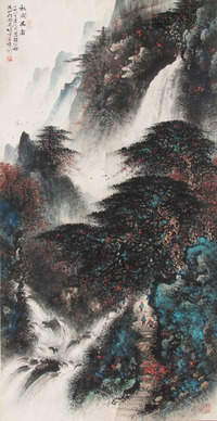 黎雄才 山水