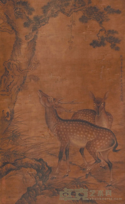 沈铨 羊图 135×82cm