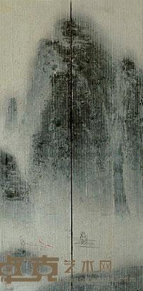 刘汉军 中国山水 250×60cm×2