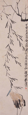 陈子庄《花鸟》立轴