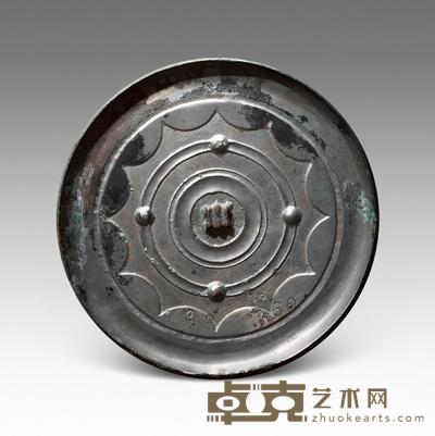 四乳连弧纹镜