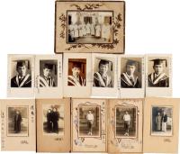 民国时期圣约翰大学毕业生黑白照片一组12件