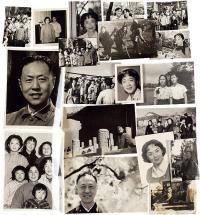 新中国早期著名电影演员王丹凤、柳和清黑白照片一组约19张