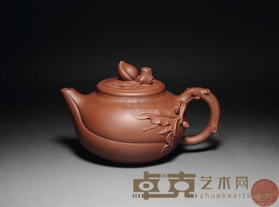 濮建陶 寿桃壶 