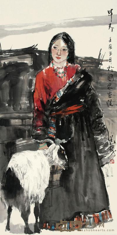 彭华竞 2012年作 早春 136×69cm