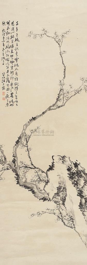 汪士慎 梅花 立轴