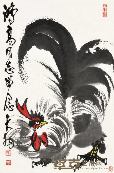 陈大羽 大吉图 镜心 68×44.5cm