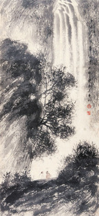 傅抱石   山水人物