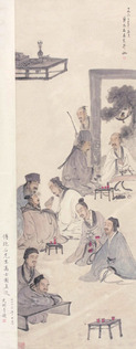 傅抱石   高仕图