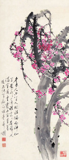 傅抱石   花卉