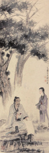 傅抱石   人物