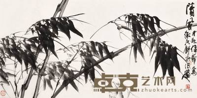 张立辰 竹 镜片 69×137cm