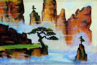 凃 克  丹霞山色